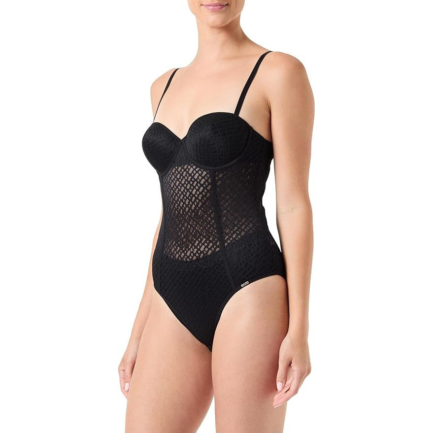 BOSS Women's Lace Bodysuit with Elegant B-Style Design